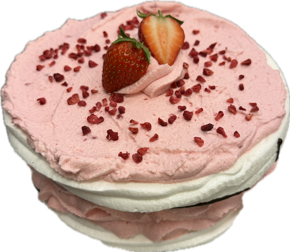 Forårslagkage med hindbær