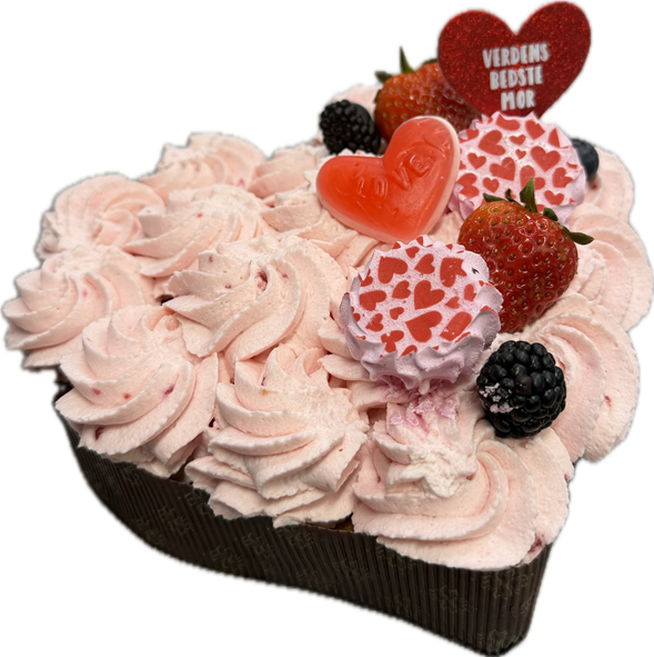 Moussehjerte til Mor