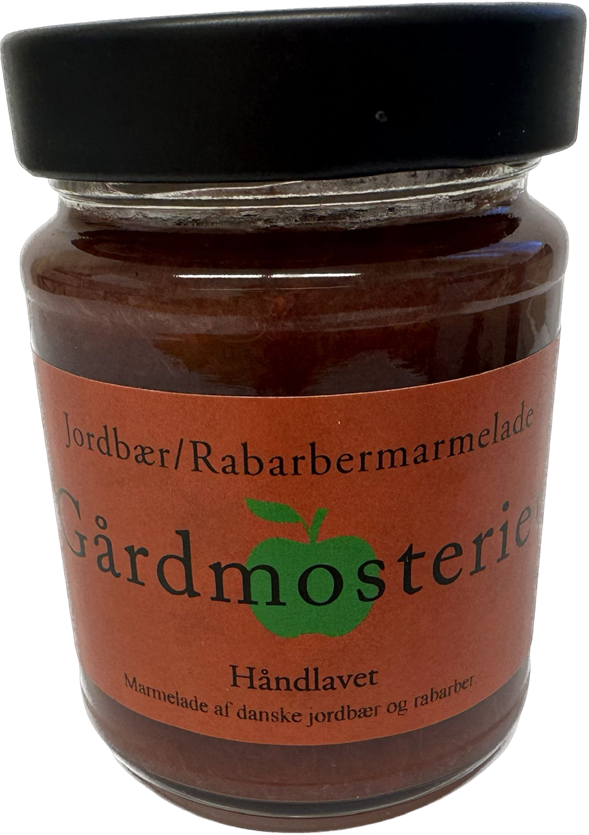 Gårdmosteriet Jordbær / rababer-marmelade