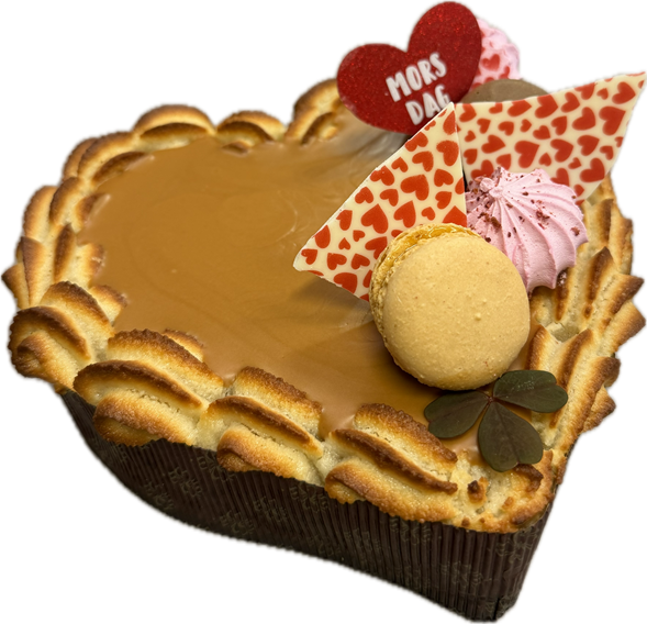 Saltkaramelhjerte til Mor