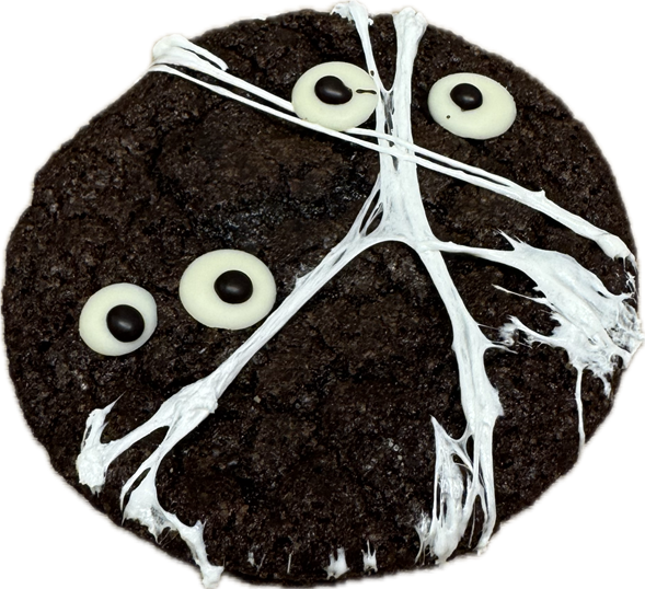 Halloween cookie mørk