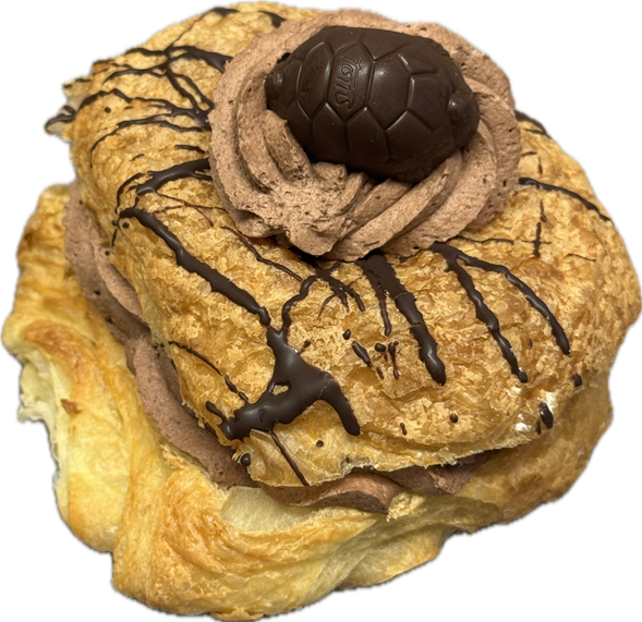 Fastelavnsbolle med skildpadde